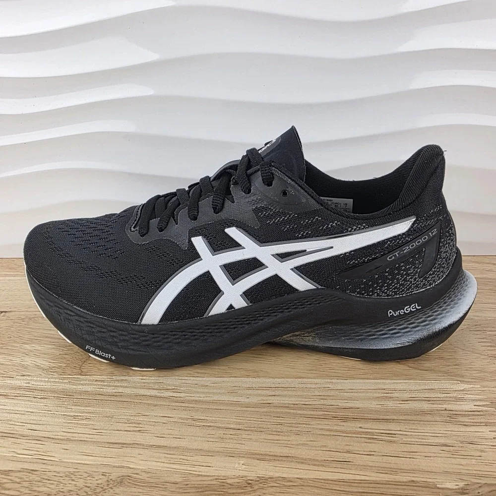 Asics GT-2000 12 Sneakers Mens Size 7 Black Athletic Running Shoes 1011B691 - Picture 4 of 13